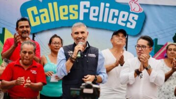 Inaugura Ángel Torres una calle más en colonia 6 de Junio