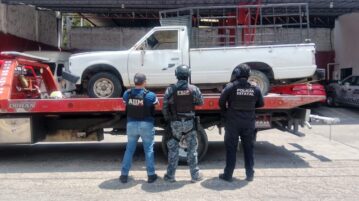 Encuentran 4 autos robados en Chiapas