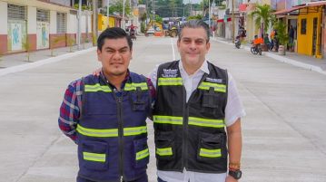 Obras de alumbrado, dan seguridad a tapachultecos: Yamil Melgar