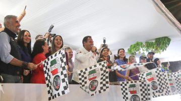De vuelta a casa: Da ERA banderazo de arranque a la Carrera Panamericana