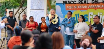 Da banderazo Angel Torres a una vialidad más; ahora en Real del Bosque