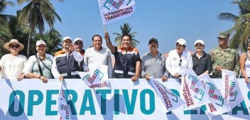 Eduardo Ramírez da inicio al Operativo Playas Limpias en Puerto Arista