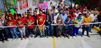 Angel Torres cumple con una obra más del programa Calles Felices
