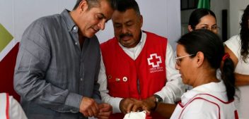 Convoca Yamil Melgar a sumar voluntades por la Cruz Roja