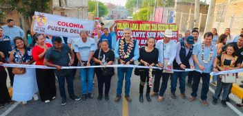 Inaugura Angel Torres casi un kilómetro del Camino Rural a Pacú