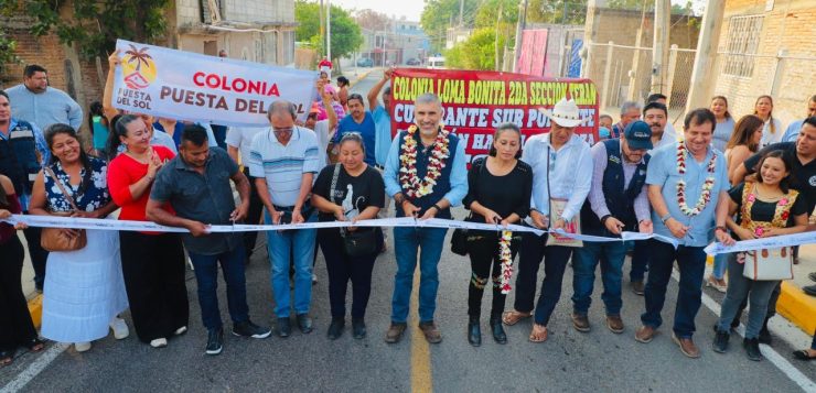 Inaugura Angel Torres casi un kilómetro del Camino Rural a Pacú