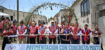 Lleva ERA infraestructura vial y educativa a Zinacantán