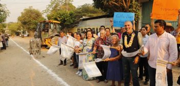 Inicia Angel Torres obra de pavimentación en Barrio San Francisco