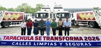 Se fortalece el servicio de limpia en Tapachula: Yamil Melgar