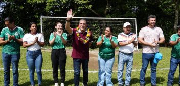 Yamil Melgar impulsa el deporte en comunidades de Tapachula
